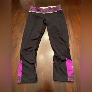Lululemon Run Capri Tights. Size 6.